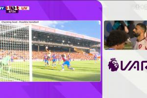 英超官方：没有证据证明萨拉赫手球，利物浦进球经VAR检查判有效