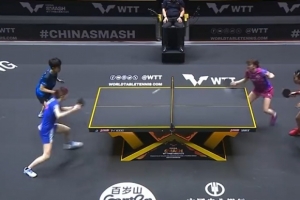 张本美和/大藤沙月2-3早田希娜/朱芊曦，无缘中国大满贯女双8强