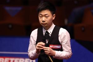 斯诺克西安大奖赛16进8轮次：吕昊天5-3战胜宾汉姆 晋级八强