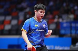 林诗栋：赛前没有特别强的对手陪我训练，感谢王楚钦邀请我合练