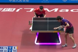 北京队总比分3-0战胜广东队，晋级全运会乒乓球男团决赛