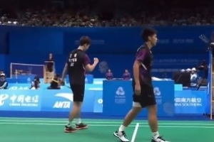 全运会羽毛球男双：谢浩南/王昶2-0获胜进决赛 将和刘阳/刘毅争冠