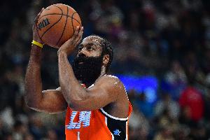 哈登14战场均26.5分&创离开火箭后新高 也是个人生涯开赛季第六高