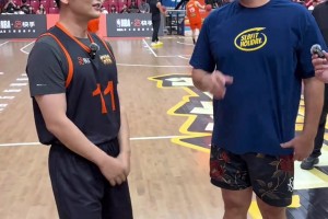 大黑牛顺利出师！西热力江交李晨打球时的邪修小妙招~