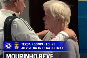 穆帅重返斯坦福桥，与一位在切尔西工作了48年的员工拥抱致意