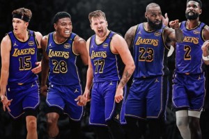 湖人下赛季首发五人出炉？詹东+里夫斯+八村+艾顿是什么水平？