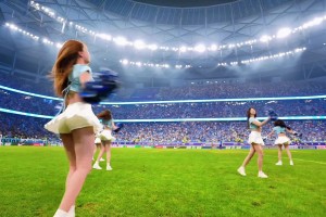 攒劲的节目！大连主场啦啦队美女跳舞真好看