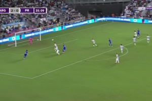 砍瓜切菜3-0！何塞-洛佩斯禁区内做球，麦卡利斯特轻松吃饼！