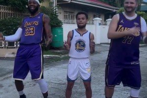 震惊！“库里”竟然和“詹姆斯”与“东契奇”一起尬舞