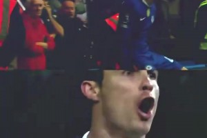 加纳乔切尔西处子球神似C罗对阵巴萨进球