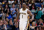 轻盈不少！锡安首节5中3拿下10分2板4助2断