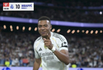 姆巴佩连续8场西甲破门，皇马队史仅次于C罗